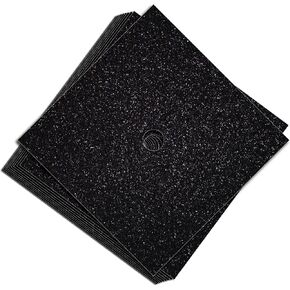 Glitter Heavyweight Premium Construction Paper for Grad Caps, 5 Sheets, DIY Grad Cap Decorations (White)