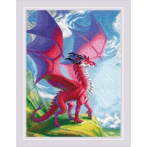 RIOLIS Counted Cross Stitch kit 2127 Your Mighty Dragon in Saudi Arabia