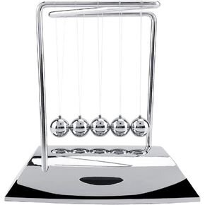 AIXICWXI Z-Shape Newton's Cradle Balance Ball Classic Newton Ball Metal Pendulum Balls فيزياء العلوم الحلي الذكية اللعب لمكتب الديكور المنزلي in Kuwait
