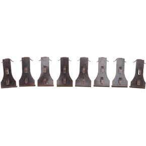8Pcs Brick Clips, Steel Fit up to 25 Pounds 0.5 Inch Wall Brick Hanger for Hanging Bricks