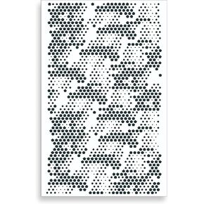 2 Pack Mylar Camo Stencils Camouflage Gun Paint RC Mask Model Hexagon