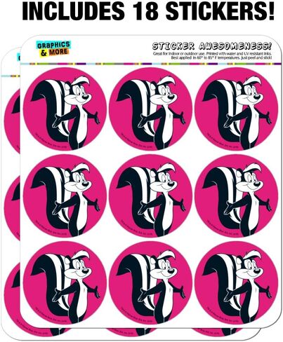 Looney Tunes Pepe Le Pew Planner Calendar Scrapbooking Crafting Stickers in Saudi Arabia