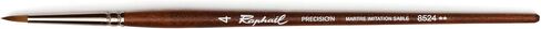 Raphael Precision 8524 Short Handle Brush, Retouching, 2/0, Natural in Saudi Arabia