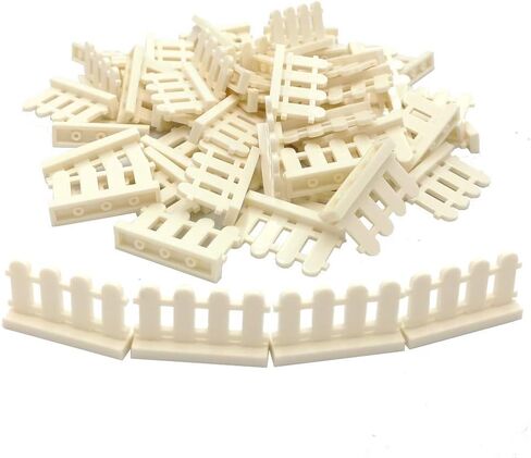 24pcs 1x8 Fences Building Block Toy Garden Farm Pieces Accessories in Saudi Arabia