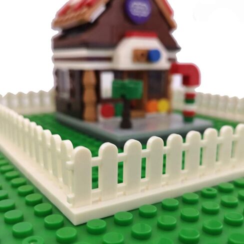 24pcs 1x8 Fences Building Block Toy Garden Farm Pieces Accessories in Saudi Arabia