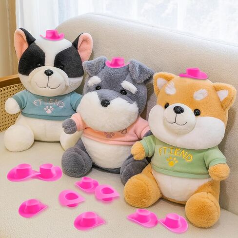 40 قطعة من قبعة رعاة البقر الغربية الصغيرة، قبعة راعية البقر البلاستيكية مصغرة لطيفة، اكسسوارات تزيين الحفلات لبيت الدمى واللعب in Kuwait