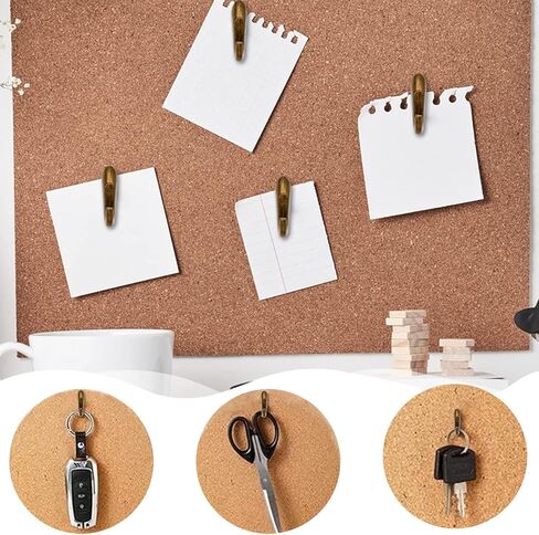 Antique Brass Push Pin Style Picture Hooks (12 - Pack) in Kuwait