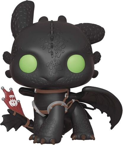 How to Train Your Dragon 3: The Hidden World - Toothless Funko Pop! Vinyl Figure (Bundled with Compatible Pop Box Protector Case), Multicolor, 3.75 inches in Saudi Arabia