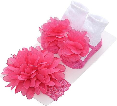 Reborn Doll Clothes Accessories Headbands& Socks 4 Pcs for 18-22 Inch Reborn Newborn Baby Dolls Clothes 0-12 Month Baby Accessories in Saudi Arabia
