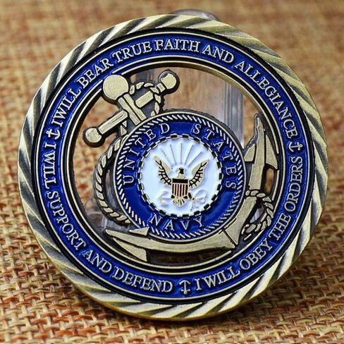 واي كيه شوب عملة التحدي العسكري البرونزية الأساسية للبحرية الأمريكية in Kuwait