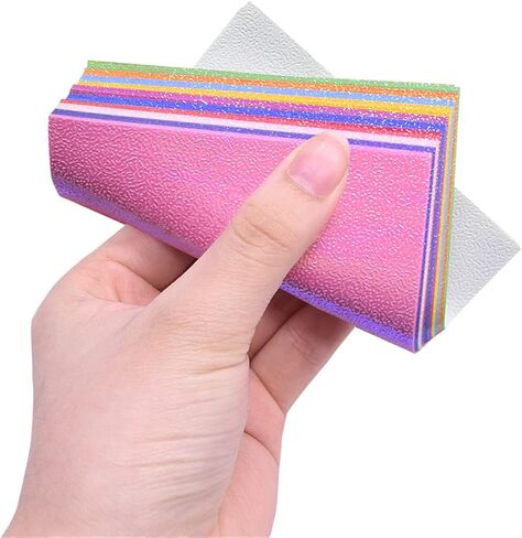 Origami Paper，50pcs Single Glitter Folding Solid Color Papers For Kids Handmade DIY Scrapbooking Glitter Cardstock Paper Sparkle Card Stock Thick Shinny Craft Pape for Card Making in Saudi Arabia