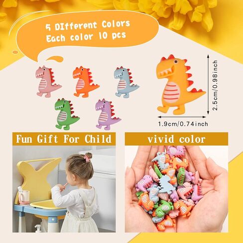 50 PCS Dinosaur Shape Resin Flatback for Scrapbooking Embellishment, Cute Dinosaur Beads Resin Dinosaur Shape Flatback Charms for Hair Clips Phone Case DIY Crafting Ornament Making in Saudi Arabia