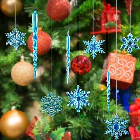 10 Pieces Christmas Snowflake Resin Molds with 50m Nylon Rope, Christmas Silicone Mold DIY Resin Casting Mould for Christmas Decorations and Xmas Crafts Necklace Earrings Pendants in Saudi Arabia