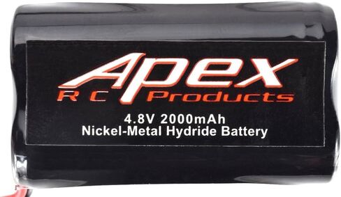 بطارية استقبال مربعة NiMh من Apex RC Products 4.8 فولت 2000 مللي أمبير في الساعة 7301 in Saudi Arabia