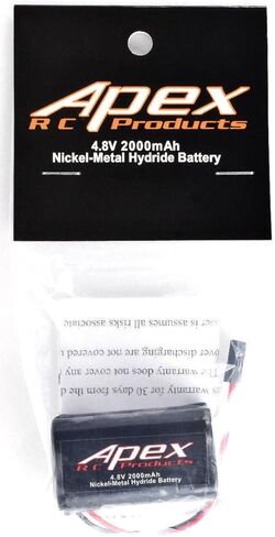 بطارية استقبال مربعة NiMh من Apex RC Products 4.8 فولت 2000 مللي أمبير في الساعة 7301 in Saudi Arabia