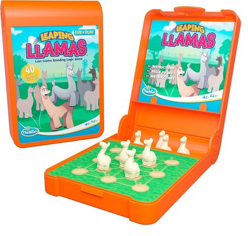 ThinkFun Flip N' Play: Leaping Llamas Travel Logic Game for Road Trips, Plane Rides, and Vacations in Saudi Arabia