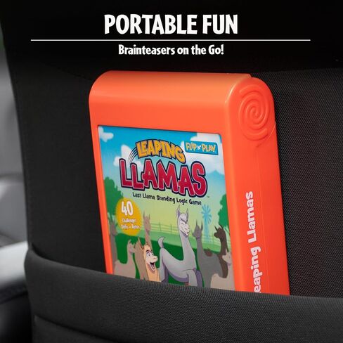 ThinkFun Flip N' Play: Leaping Llamas Travel Logic Game for Road Trips, Plane Rides, and Vacations in Saudi Arabia