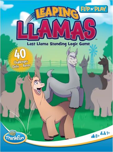 ThinkFun Flip N' Play: Leaping Llamas Travel Logic Game for Road Trips, Plane Rides, and Vacations in Saudi Arabia