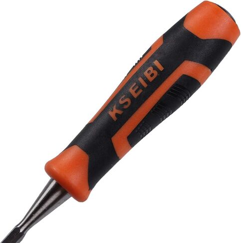 كسيبي مجموعة ازميل خشبية احترافية 312130، شفرات منغنيز كروم فاخرة لاعمال النجارة والنحت ومقابض ناعمة مع غطاء طرفي من الستيل من 4 قطع in Kuwait