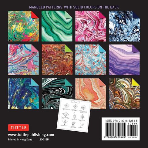 Origami Paper 200 sheets Marbled Patterns 6" (15 cm): Tuttle Origami Paper: Double Sided Origami Sheets Printed with 12 Different Patterns (Instructions for 6 Projects Included) in Saudi Arabia