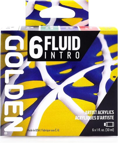 Golden Artist Colors, Fluid Acrylics, 6-color Intro Set in Saudi Arabia