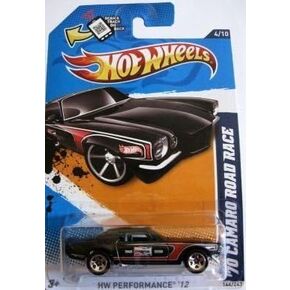 Hot Wheels 2012, '70 Camaro Road Race BLACK, HW Performance '12, 144/247. 1:64 Scale. in Saudi Arabia