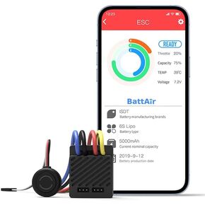ISDT ESC70 70A ناعم ESC 1/10 وحدة تحكم في السرعة الإلكترونية فرامل مقاومة للماء ESC RC سيارة بجولة في السيارة/العربات/الشاحنات/الصخور/القارب RC الزاحف ESC/محرك 1:10 1:8(70A) in Kuwait