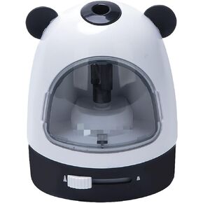 superPIG Cute Electric Pencil Sharpener、Pencil Sharpener、DIY Shape for Cute Panda、High Capacity、Fast Sharpen( Another Blade、Accessories and Pencil Extender Included)White in Saudi Arabia