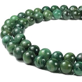 ABCGEMS (الصخور المتوهجة بالأشعة فوق البنفسجية) خرز يووبرلايت سموكي أمريكي من بحيرة سوبيريور (لهب وامض تحت الأشعة فوق البنفسجية) شفاء شقرا طاقة كريستال حجر DIY صناعة المجوهرات ناعمة مستديرة 8 مم