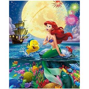 Karyees 16x20In Princess Little Mermaid Ariel Paint by Numbers Kits DIY Painting by Numbers DIY Canvas Painting by Numbers Acrylic Painting Kits for Home Wall Decor Princess Mermaid in Saudi Arabia