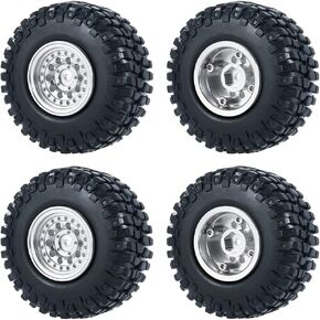 إطارات إطارات عجلة بيدلوك 1 بوصة من بينيديكت هاري لمحور 1/24 RC SCX24 90081 AXI00001 AXI0002 AXI00005 in Kuwait