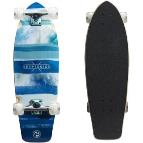 Kryptonics Super Fat Wide Cruiser 30.5" Complete Skateboard, Blue Fish in Kuwait