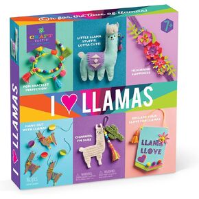 Craft-tastic – I Love Llamas Kit – Craft Kit Includes 6 Llama-Themed Projects in Kuwait