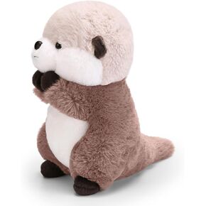 Riuhot Otter Stuffed Animals Cute Otter Plush Soft Otter Plushie Toy Stuffed Otter Gift for Kids Children Girls Boys 9.8 Inch Sea Otter Stuffed Animal