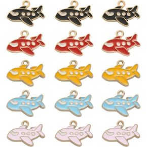DanLingJewelry 35Pcs 7 Styles Enamel Dog Head Charms Enamel Bulldog Charms Animal Pet Dog Charms for Bracelets Jewelry Making Bulk in Saudi Arabia