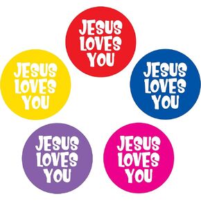 Jesus Loves You Stickers - Pack of 200 in Kuwait