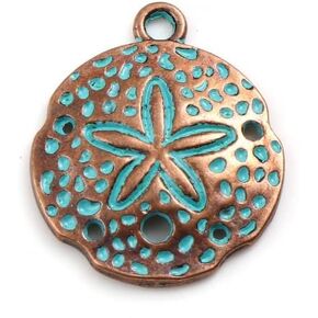 KARMELLING Alloy 10PC Insect Charms Antique Copper Green Patina Dragonfly Animal Pendants for DIY Necklace Bracelet Jewelry Making Accessories, 28 x 25mm(1" x 1")
