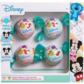 Disney Sweet Reveal Plush 4-Pack, Pull to Reveal 4 Sweet Plush Surprises, Kids Toys for Ages 2 Up, Amazon Exclusive by Just Play in Saudi Arabia