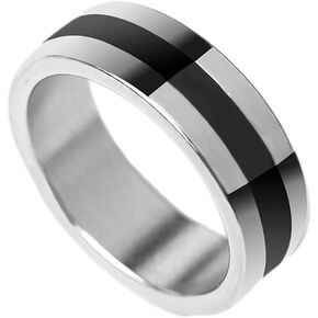 LRGKMCWTOB Strong Magnet Ring Magic Ring Black Ring Magnetic Ring Close-Up Through Magic Gadget Magic Tricks Pro Magic Props Show Party Birthday Gift Photo Taking Props Accessory (Size 2) in Saudi Arabia