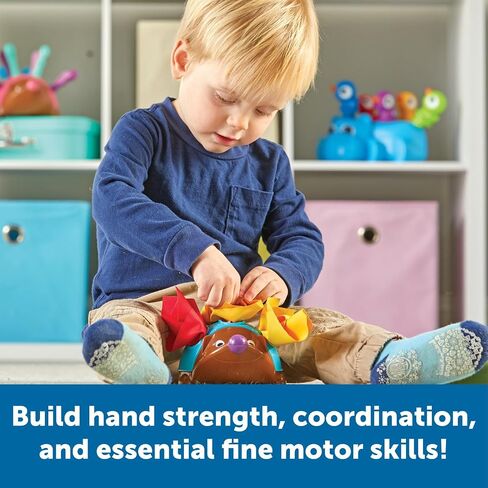 Learning Resources Spike The Fine Motor Hedgehog Tissue Pal - ألعاب حسية للأطفال الذين تزيد أعمارهم عن 18 شهرًا، ألعاب تعليمية للأطفال الصغار، ألعاب مونتيسوري، حشوات للتخزين in Saudi Arabia