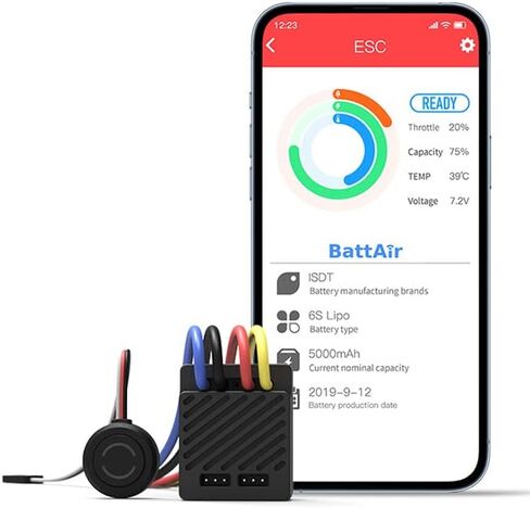 ISDT ESC70 70A ناعم ESC 1/10 وحدة تحكم في السرعة الإلكترونية فرامل مقاومة للماء ESC RC سيارة بجولة في السيارة/العربات/الشاحنات/الصخور/القارب RC الزاحف ESC/محرك 1:10 1:8(70A) in Kuwait