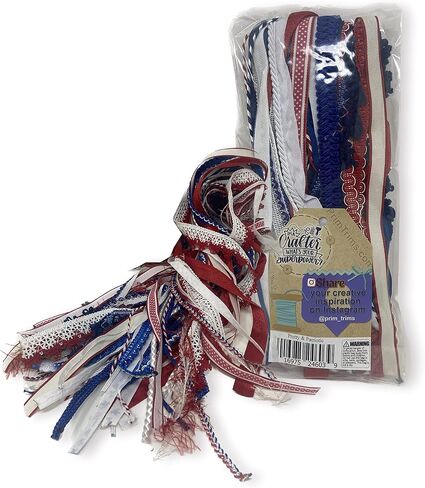 Patriotic Decorations Ribbons for Crafts Assorted Ribbon Red White and Blue Ribbon Fourth of July Decorations Outdoor Patriotic Ribbon Memorial Day Party Decorations Fabric Ribbon Surprise Mix 30 Yard in Saudi Arabia
