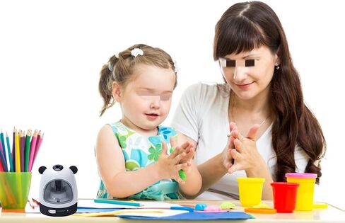 superPIG Cute Electric Pencil Sharpener、Pencil Sharpener、DIY Shape for Cute Panda、High Capacity、Fast Sharpen( Another Blade、Accessories and Pencil Extender Included)White in Saudi Arabia