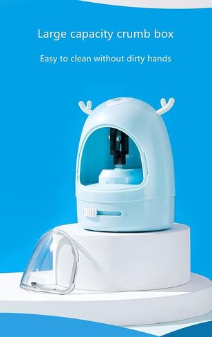 superPIG Cute Electric Pencil Sharpener、Pencil Sharpener、DIY Shape for Cute Panda、High Capacity、Fast Sharpen( Another Blade、Accessories and Pencil Extender Included)White in Saudi Arabia
