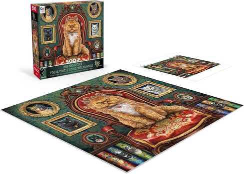 Ceaco - Night Spirit - Mad About Cats - 500 Piece Jigsaw Puzzle in Saudi Arabia