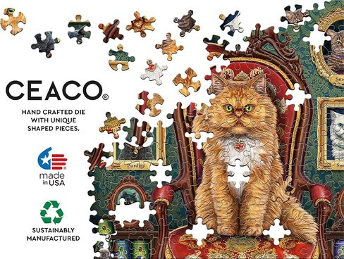 Ceaco - Night Spirit - Mad About Cats - 500 Piece Jigsaw Puzzle in Saudi Arabia