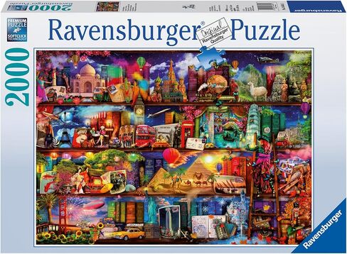 Ravensburger World of Books Puzzle 2000 Piece Jigsaw Puzzle for Adults – Softclick Technology Means Pieces Fit Together Perfectly in Saudi Arabia