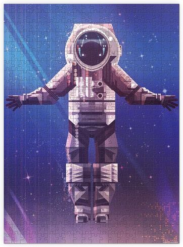 Genuine Fred Astronaut by James Gilleard, 500 Piece Puzzle, Multicolored (5281200) in Kuwait