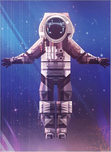 Genuine Fred Astronaut by James Gilleard, 500 Piece Puzzle, Multicolored (5281200) in Kuwait