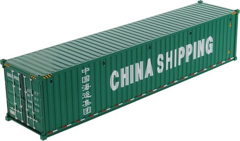 40' Dry Goods Sea Container China Shipping Green Transport Series 1/50 Model by Diecast Masters 91027 C in Saudi Arabia